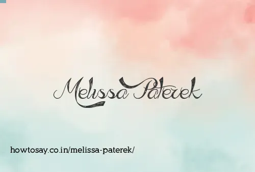 Melissa Paterek