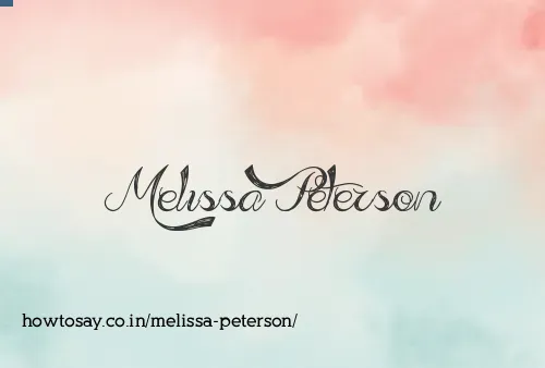 Melissa Peterson