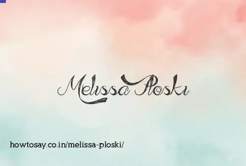 Melissa Ploski