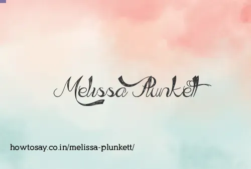 Melissa Plunkett