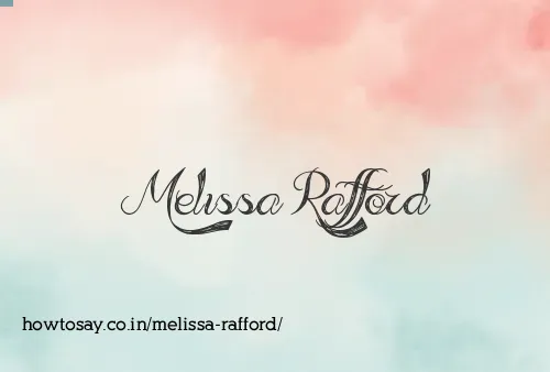 Melissa Rafford
