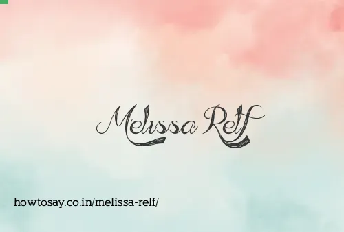 Melissa Relf