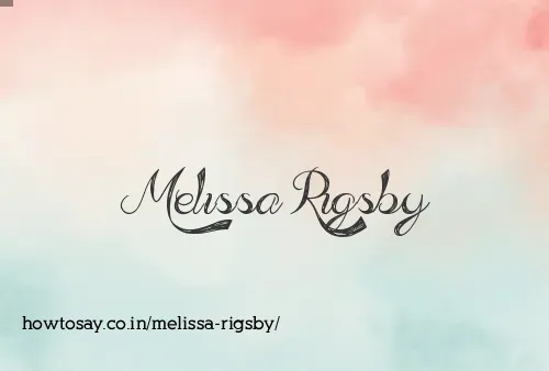Melissa Rigsby