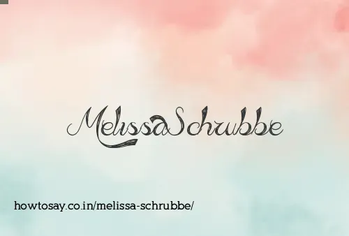 Melissa Schrubbe
