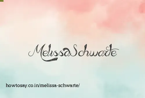 Melissa Schwarte