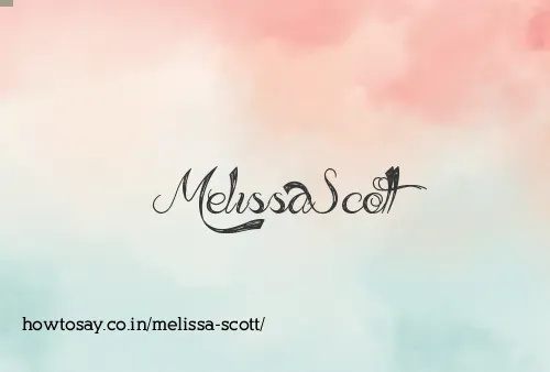 Melissa Scott