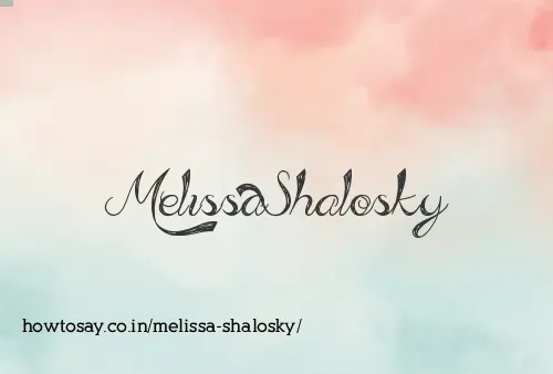 Melissa Shalosky