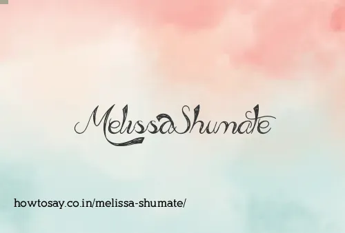 Melissa Shumate