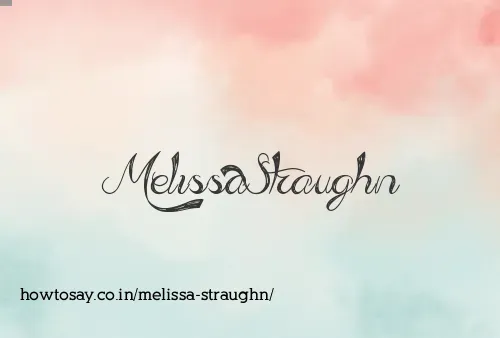 Melissa Straughn