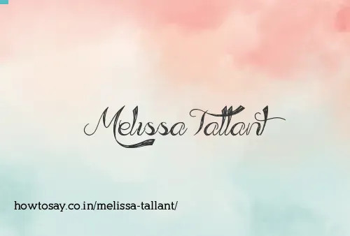 Melissa Tallant