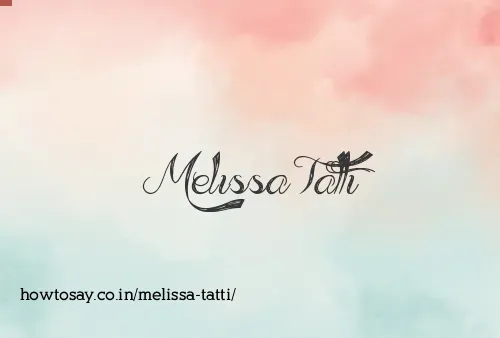 Melissa Tatti
