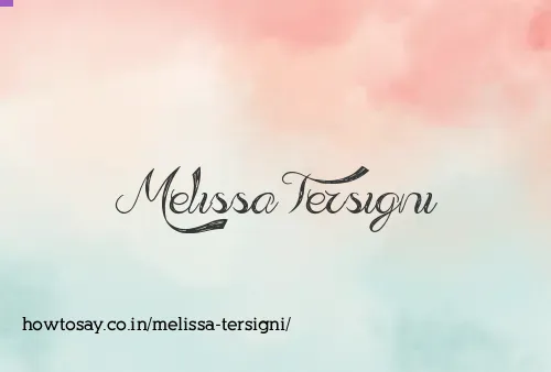 Melissa Tersigni