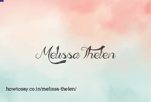 Melissa Thelen