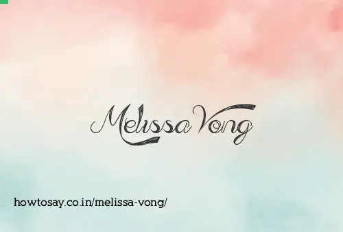 Melissa Vong