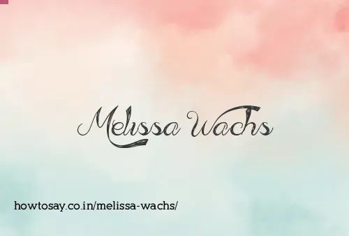 Melissa Wachs