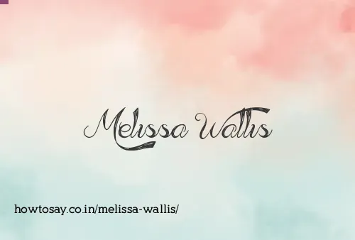 Melissa Wallis