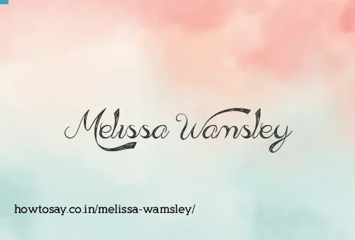Melissa Wamsley