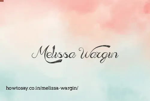 Melissa Wargin