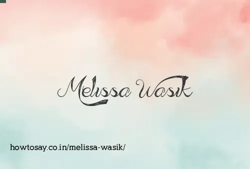 Melissa Wasik