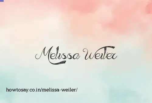 Melissa Weiler