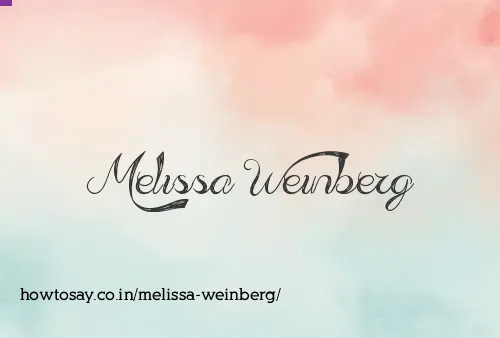 Melissa Weinberg