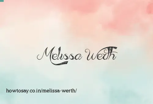 Melissa Werth