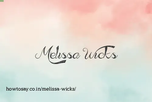 Melissa Wicks