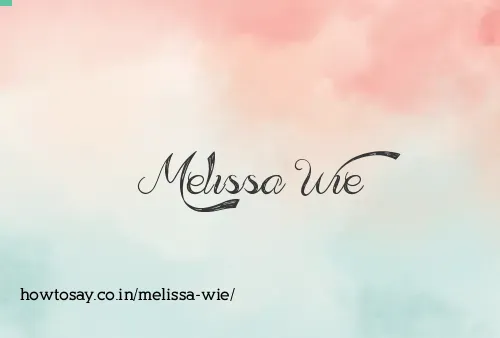 Melissa Wie