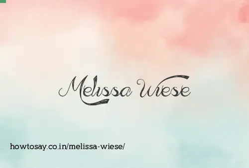 Melissa Wiese