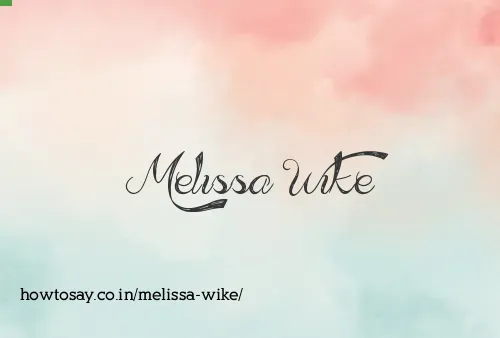 Melissa Wike