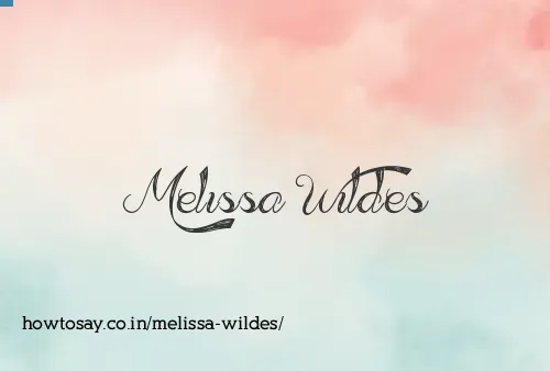 Melissa Wildes