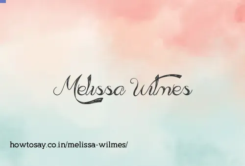 Melissa Wilmes