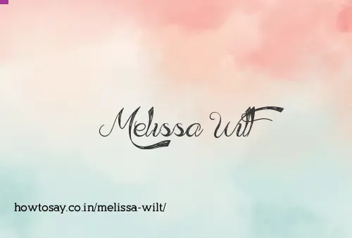 Melissa Wilt