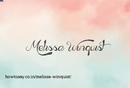 Melissa Winquist