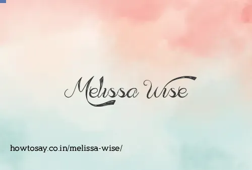 Melissa Wise