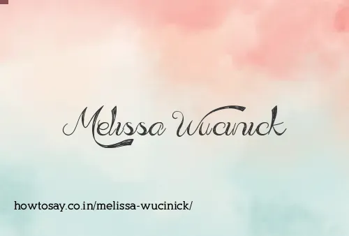 Melissa Wucinick