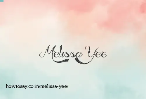 Melissa Yee