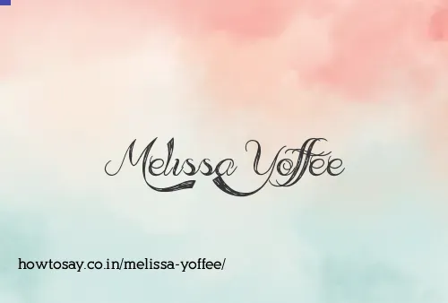 Melissa Yoffee