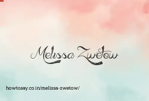 Melissa Zwetow