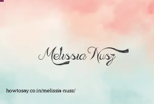 Melissia Nusz
