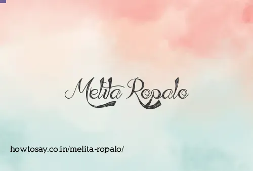 Melita Ropalo