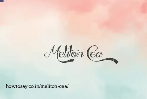 Meliton Cea