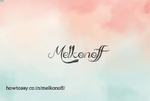 Melkonoff