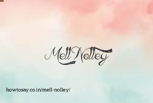 Mell Nolley