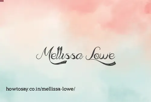 Mellissa Lowe