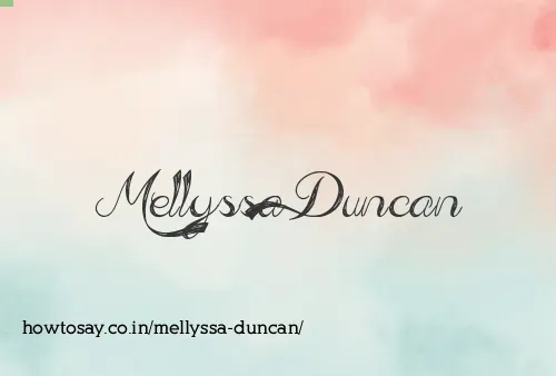 Mellyssa Duncan