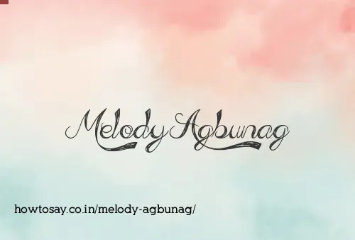 Melody Agbunag