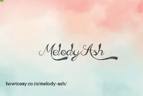 Melody Ash