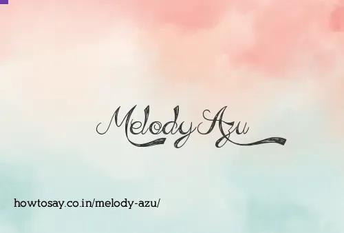 Melody Azu