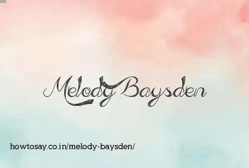 Melody Baysden